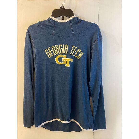 Champion Georgia Tech hoodie Xl women's #49314 blue yellow - Picture 1 of 6